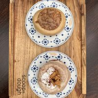 Carob and Banofee donts  at Scoop 'n Dough in Cascais