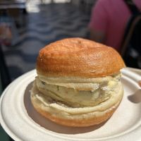Passionfruit Macaron ice cream sandwich   at Scoop 'n Dough in Cascais