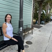 Tour guide Tiffany   at Food Tour V in St Augustine