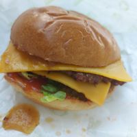 Burger : good but a bit too salty and too much sauce at A Burgers in Villeurbanne