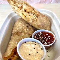 Disco Stick!!! GIGANTIC EGG ROLL  at Pow Pow - I St NW  in Washington