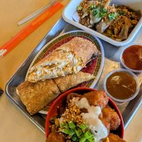 disco Stick, Firecracker Cauliflower, Sichuan Dumplings at Pow Pow - I St NW  in Washington