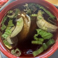 Wonton soup $7 for a small bowl   at Pow Pow - I St NW  in Washington