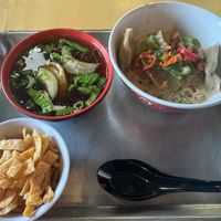 You pay for any extra here. $1 for a little more sauce. $1 for the crisps for the wonton soup. And they won’t give you extra bowls easily for sharing    at Pow Pow - I St NW  in Washington