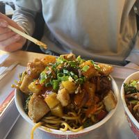 Teriyaki Chickn with fried noodles   at Pow Pow - I St NW  in Washington