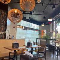 Interior seating area and decor at Pow Pow - I St NW  in Washington