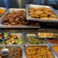 Economic mixed rice dishes at Ju Fu Yuan Vegetarian Delight - Blk 477 Tampines in East Singapore