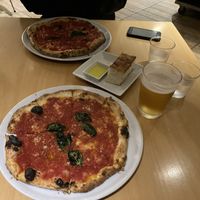 Pizza and focaccia   at La Terrazza in Hakone