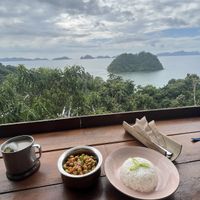 What a view! 😊  at TriVal El Nido in El Nido