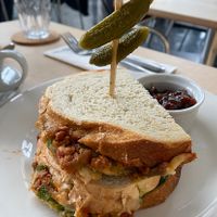 Dirty Chilli Cheese (Ve) sandwich £8  at The Canteen at FACT  in Liverpool