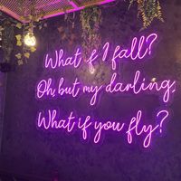 Script on the wall  at Pink Zebra in North London