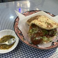 Falafel pita sandwich   at Koren's Restaurant - Maybe closed in Puerto Galera