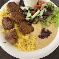middle eastern plate  at Veg Out in Haiku