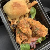 Fried Oyster Sandwich   at Homecookin' Southern Kitchen in Roselle
