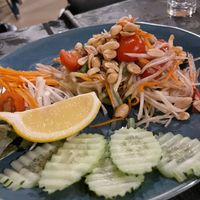 Vegan papaya salad  at Sawadee Thai in Vera