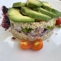 Vegan quinoa salad  at El Bodegón de la Aurora in Almeria