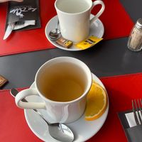 Punch and tea  at Le Dahu in Verbier