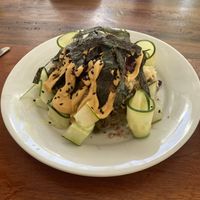 Spirolina waffle   at Kaikaia in Rivas