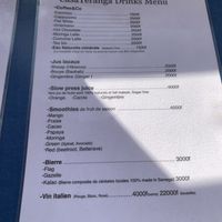 menu 2  at CasaTeranga PlantBaseDakar in Dakar