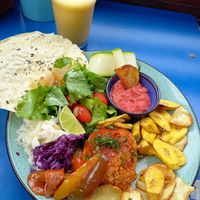 Jolof rice, deliciously spicy at CasaTeranga PlantBaseDakar in Dakar