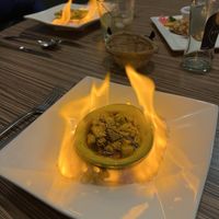 Speciaal voorgerecht in mangoschil  at Nyonya & Thai in Son