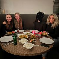 The main course. The women crossed out her face herself, because she didn’t like the picture😂  at Nyonya & Thai in Son