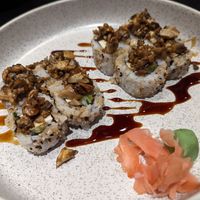Mushroom roll at Dashi in Buenos Aires