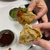 Samosa at Ashirwad The Blessings in Upland