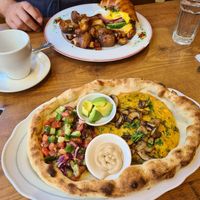 Farmers breakfast at Cafe Landwer in Toronto