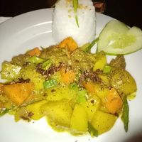 Green Curry at Villa Potenciana Restaurant in Malapascua Island