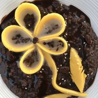 Vegan champorado   at Villa Potenciana Restaurant in Malapascua Island