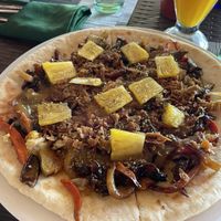 The Tacco Pizza  at Villa Potenciana Restaurant in Malapascua Island