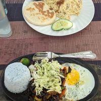 Mushroom sissig at Villa Potenciana Restaurant in Malapascua Island