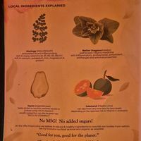 Menu at Villa Potenciana Restaurant in Malapascua Island