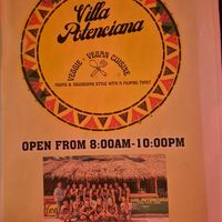 Menu at Villa Potenciana Restaurant in Malapascua Island