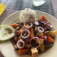 Adobo   at Villa Potenciana Restaurant in Malapascua Island