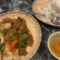 Orange chik’n  at Pho Thanh in Las Vegas