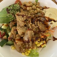 OG Buddha bowl with vegan ginger chicken   at Alina Cafe and Eatery in Maple Ridge
