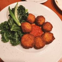 Nice falafels made from soy beans (Aug. 2025) at Organic Shokudo Engi in Nagoya