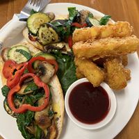 Vegan breakfast   at Lily's Cafe in Nelson