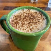 I am Immortal - Reishi, shilajit, ormus coconut drink at Cafe Gratitude in Kansas City