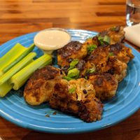 Zesty - Buffalo Cauliflower Bites at Cafe Gratitude in Kansas City