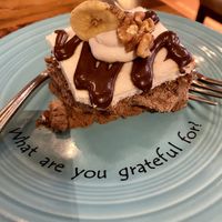 Dessert of the day  at Cafe Gratitude in Kansas City