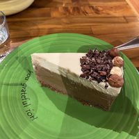 Hazelnut Chocolate Pie at Cafe Gratitude in Kansas City