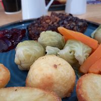 Vegan Christmas Roast Dinner at Morrisons Cafe in Gosport