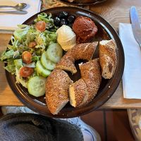Simit Teller vegan  at DEDE Cafe in Augsburg