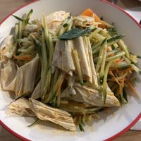 Vegan peanut cucumber bowl 💘  at Jumbowl Noodle Restaurant (Big Bowl Noodle) in Helsinki