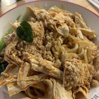 Pam Choi vegan mince bowl with bean curd   at Jumbowl Noodle Restaurant (Big Bowl Noodle) in Helsinki