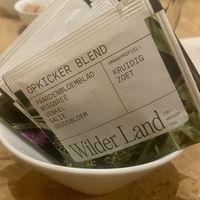 Really nice tea made native herbs  at Vert Restaurant in Middelburg