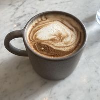 Flow coffee  at Shroom Town in London